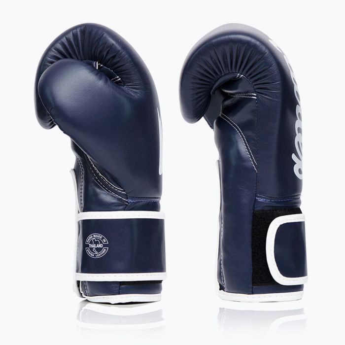 Боксерские перчатки Fairtex BGV14 Blue 16 унцій (бинти в комплекті) (BGV14_16oz_Blue) изображение 6