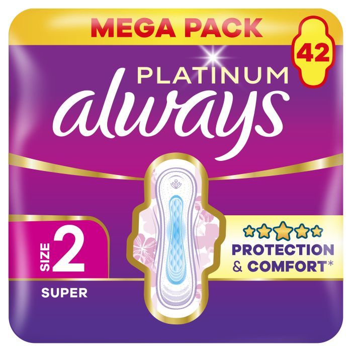 Гигиенические прокладки Always Platinum Super (Размер 2) 7 шт. (8001090444950)