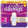 Гигиенические прокладки Always Platinum Super Размер 2 42 шт. (8700216784443)