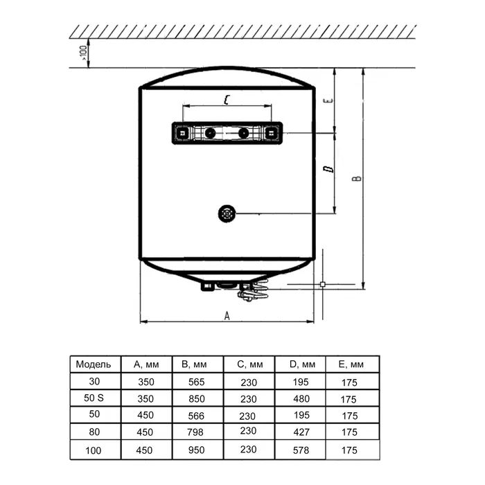 Бойлер Shivaki SHDRY WH 2.0 80" MOIST изображение 8