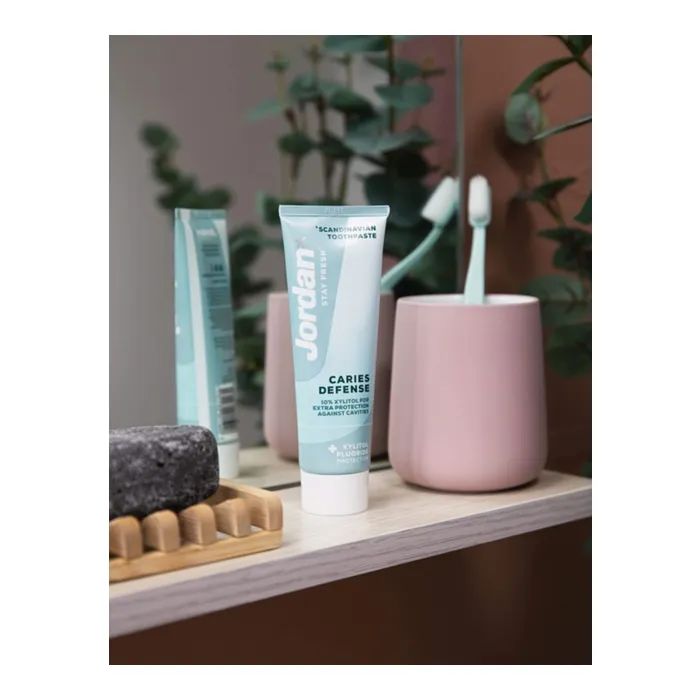 Зубная паста Jordan Stay Fresh Caries Defense Защита от кариеса 75 мл (7046110031131) изображение 6