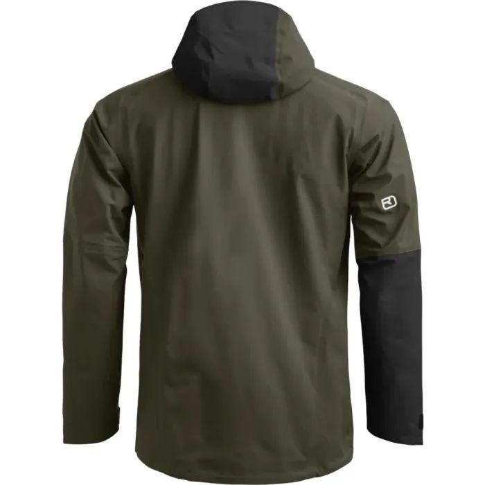 Куртка Ortovox Seceda 3L Jacket Mns dark wild herbs - XL - темно-оливковий (025.001.1186) изображение 8