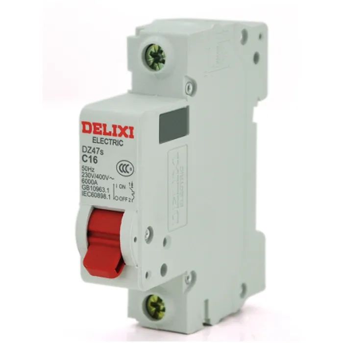 Автоматичний вимикач Delixi 1P/16A, 230/400V (DZ47S)