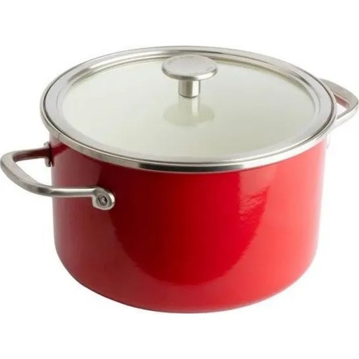 Каструля KitchenAid Steel Core 24 см 6 л червоний (CC003270-001)