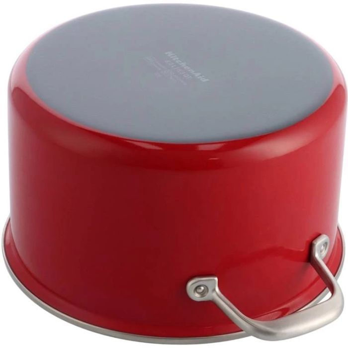 Каструля KitchenAid Steel Core 24 см 6 л червоний (CC003270-001) зображення 3