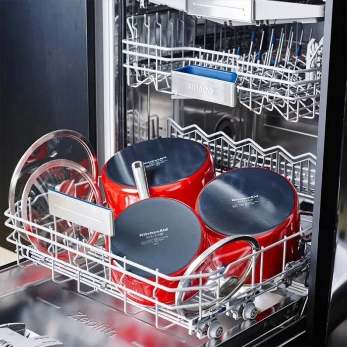 Каструля KitchenAid Steel Core 24 см 6 л червоний (CC003270-001) зображення 7