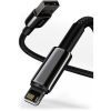 Дата кабель USB 2.0 AM to Lightning 2.0m 2.4A black Baseus (CALWJ-A01) зображення 2