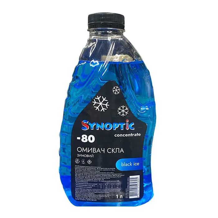 Омивач автомобільний Synoptic Чорний Лід (-80) 1л ПЕТ (4820215595605)