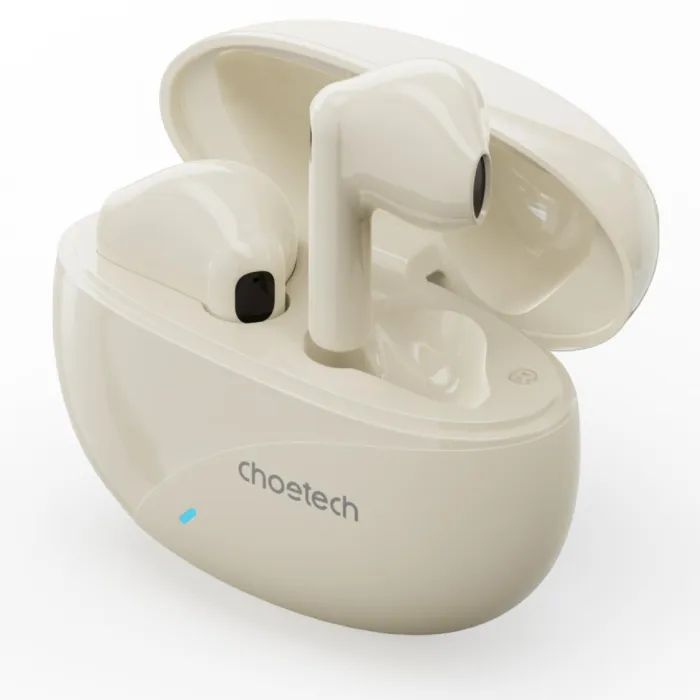 Навушники Choetech TWS Oval Beige (BH-T24-SK)