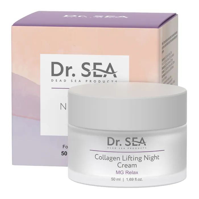 Крем для обличчя Dr. Sea Collagen Lifting Night Cream 50 мл (7293720020646)