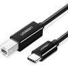 Кабель для принтера USB-C 2.0 to BM 2.0m US241 black UGREEN (50446)