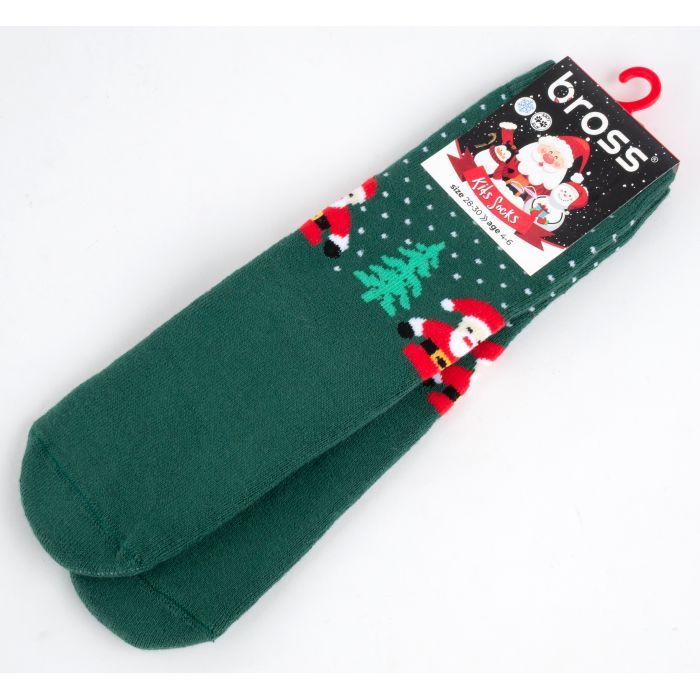 Носки детские Bross махровые (10757-4-6-green)