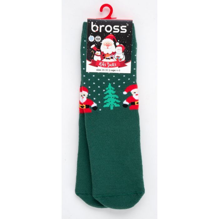 Носки детские Bross махровые (10757-4-6-green) изображение 2