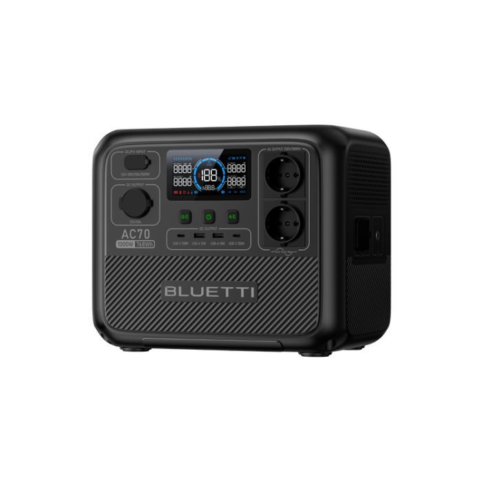 Зарядная станция BLUETTI AC70 1000W 768Wh (AC70) изображение 3 Зарядная станция BLUETTI AC70 1000W 768Wh (AC70) изображение 3