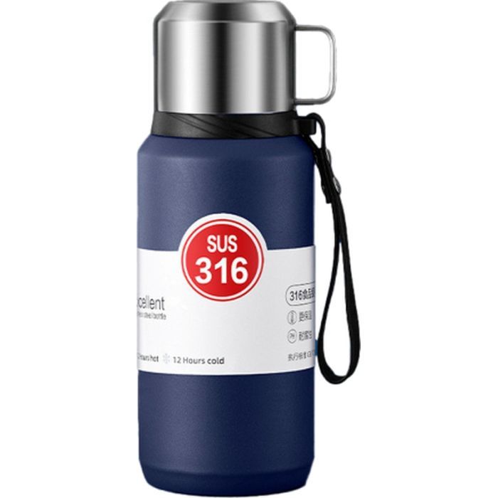 Термос Merlion Term 0,6 л, синій (Term-600Blue)