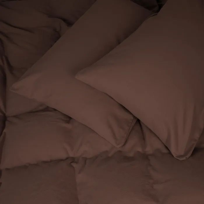 Постельное белье MirSon 003 Brown Фланель 143х210 Полуторный (2200009648700)