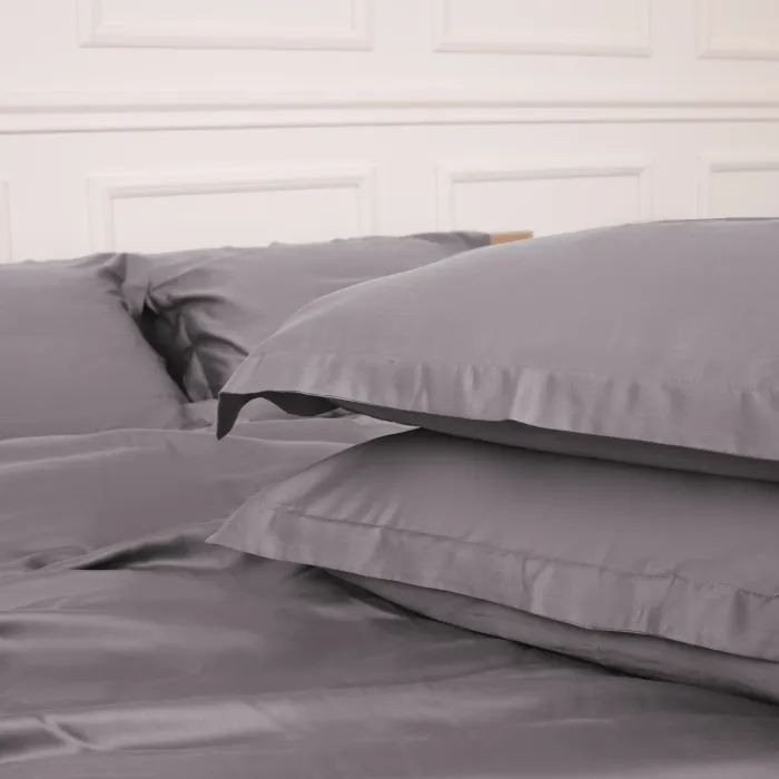 Постельное белье MirSon Tencel №06 Gray 143х210 полуторный (2200009370472) изображение 4