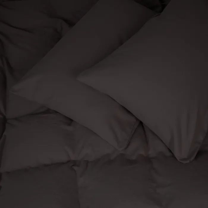 Постельное белье MirSon 002 Black Фланель 175х210 Двуспальный (2200009648250)