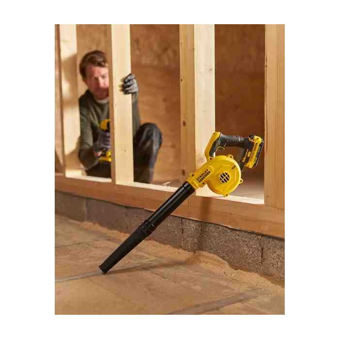 Воздуходувка Stanley FATMAX V20, Li-Ion 18V, 80 м/с, (без АКБ и ЗУ) (SFMCBL01B) изображение 15 Воздуходувка Stanley FATMAX V20, Li-Ion 18V, 80 м/с, (без АКБ и ЗУ) (SFMCBL01B) изображение 15