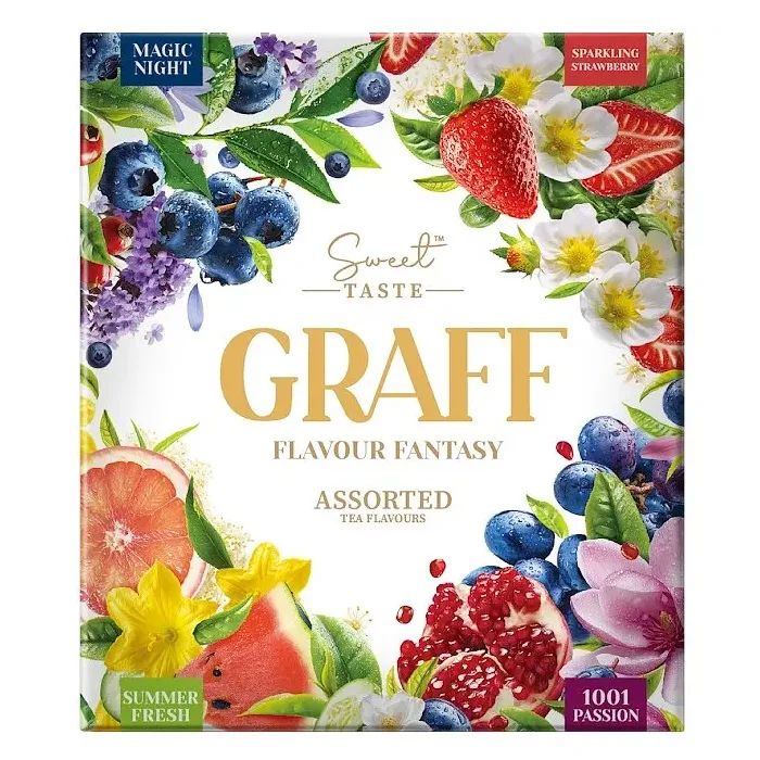 Чай Graff Асорті Смакова фантазія/Flavour Fantasy 32 пакетики (4820279612683)