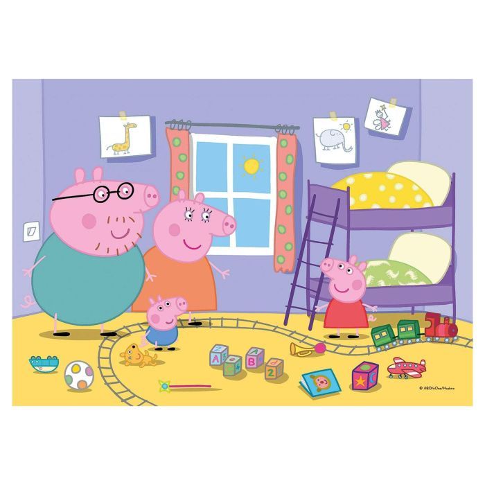 Пазл Clementoni 2 в 1 Peppa Pig, 2 по 20 елементів (24778) зображення 2