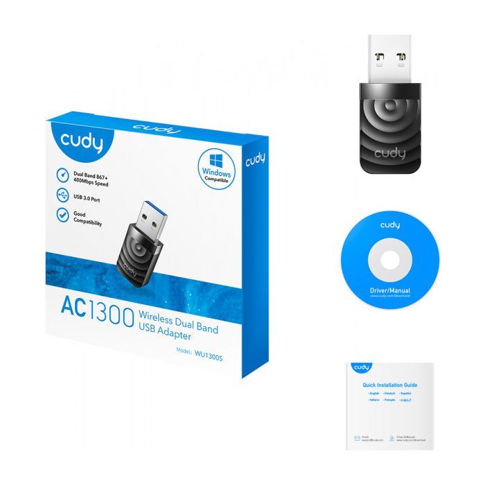 Сетевая карта Wi-Fi Cudy WU1300S изображение 4