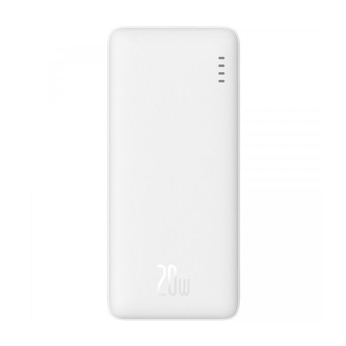 Батарея універсальна Baseus 10000mAh Airpow 20W, PD, QC, White (PPQD090002)
