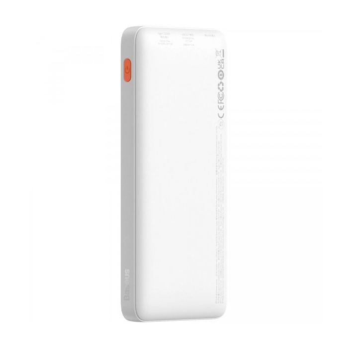 Батарея універсальна Baseus 10000mAh Airpow 20W, PD, QC, White (PPQD090002) зображення 5
