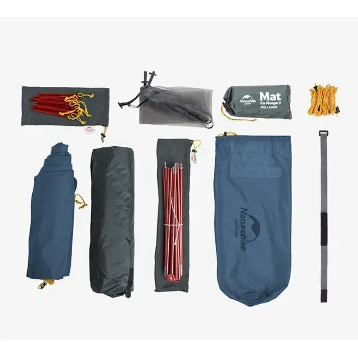 Палатка Naturehike двомісний ультралегкий Mongar UL NH19M002-J, темно-синій (6975641882596) изображение 3