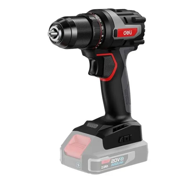 Шуруповерт Deli 20V, 50Nm, 10 мм (без АКБ и ЗУ) (EDE-DZ20-1) изображение 2