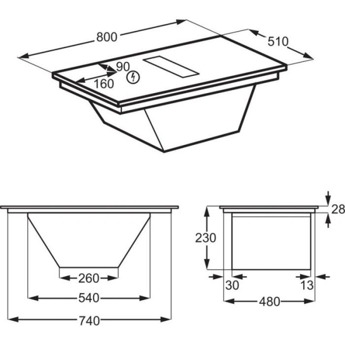 Варочна поверхня Electrolux ECC83443CZ зображення 8