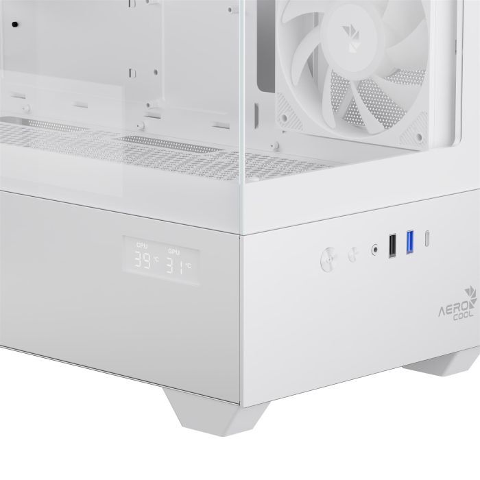 Корпус для ПК AeroCool P300D Digi-G-WT-v1 White (ACCS-PN05033.21) изображение 7