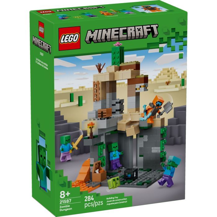 Конструктор LEGO Minecraft Подземелье зомби (21587)