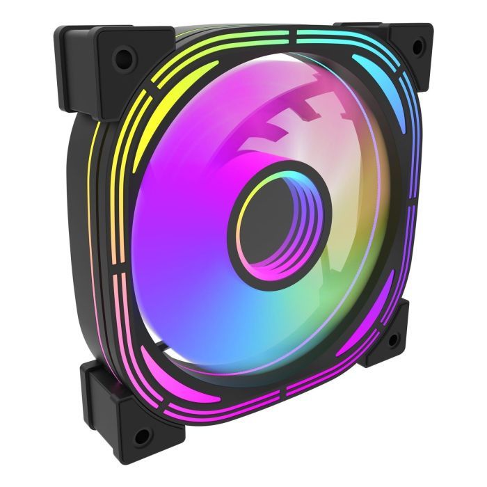 Кулер до корпусу DARKFLASH INF24 3IN1(PWM) BLACK зображення 2