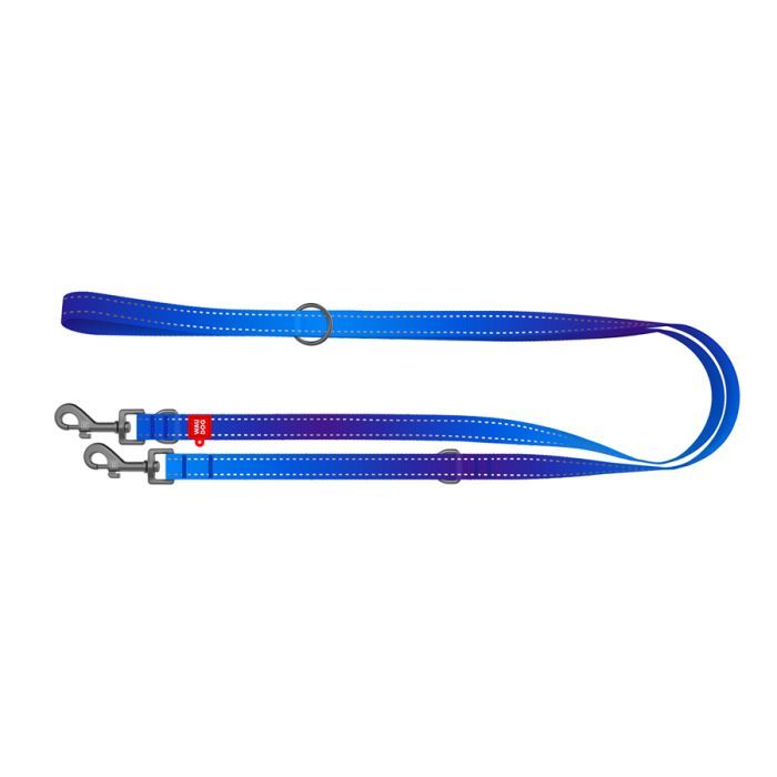 Поводок для собак WAUDOG Nylon Mono светоотражающий М черный (46481) изображение 2