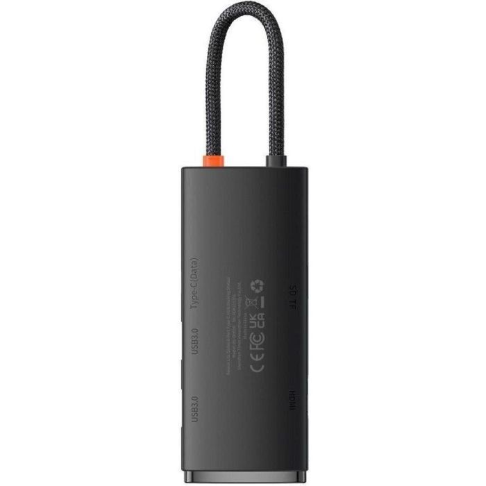 Перехідник Baseus USB to 1xRJ45 100Mbps black (WKQX000001) зображення 3
