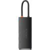 Перехідник Baseus USB to 1xRJ45 100Mbps black (WKQX000001) зображення 3