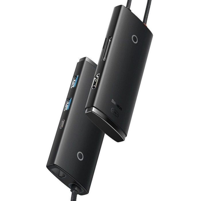 Перехідник Baseus USB to 1xRJ45 100Mbps black (WKQX000001) зображення 4