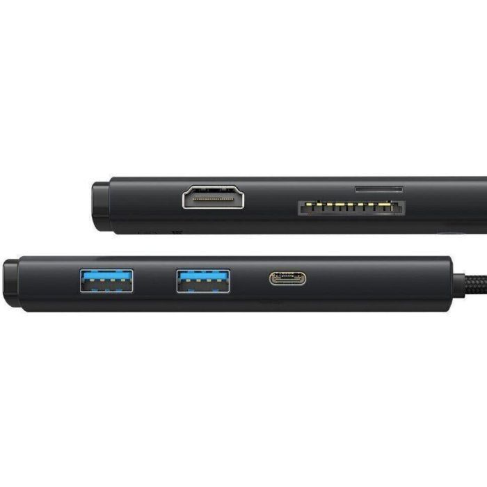 Перехідник Baseus USB to 1xRJ45 100Mbps black (WKQX000001) зображення 5