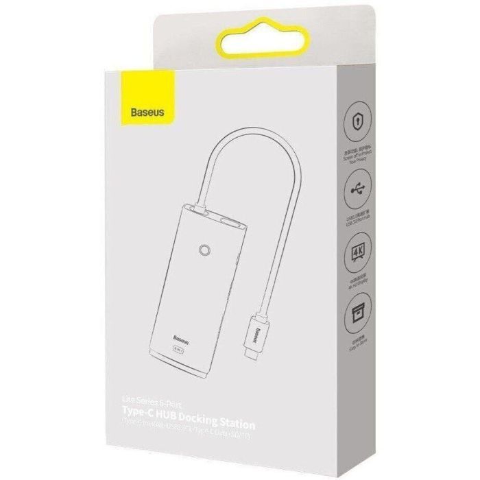 Перехідник Baseus USB to 1xRJ45 100Mbps black (WKQX000001) зображення 7