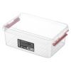 Харчовий контейнер Ardesto Fresh 2.8л, пластик, прямокутна, рожевий (AR1306P) зображення 4