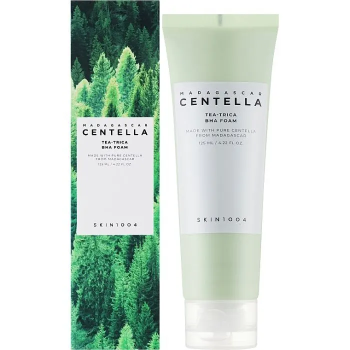 Пенка для умывания SKIN1004 Madagascar Centella Tea-Trica BHA Foam 125 мл (8809576261714)