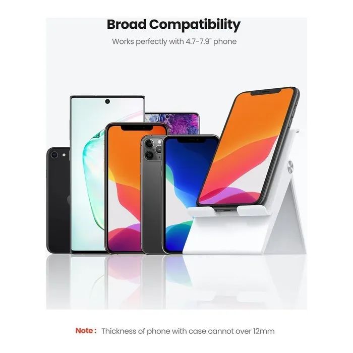 Підставка до планшета та телефона LP247 Adjustable Portable Stand White Ugreen (80704) зображення 10