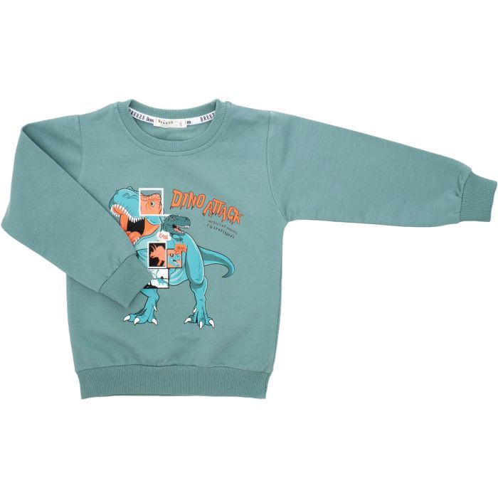 Спортивный костюм детский Breeze с динозавром (22167-110B-mint) изображение 2