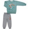 Спортивный костюм детский Breeze с динозавром (22167-104B-mint)
