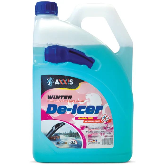 Омивач автомобільний AXXIS -22 Bubble GUM 4л (AX-2100)