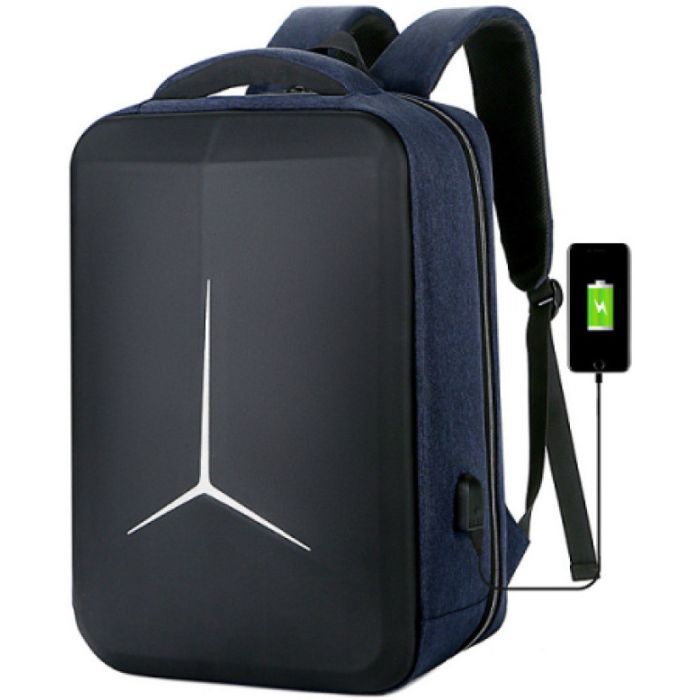 Рюкзак для ноутбука Voltronic 15.6", TT-2020-2Bl, Nylon, Polyester, Oxford, Blue USB (TT-2020-2Bl)