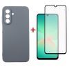 Чехол для мобильного телефона Dengos Carbon + glass Samsung Galaxy A26 Grey (DG-KM-189)