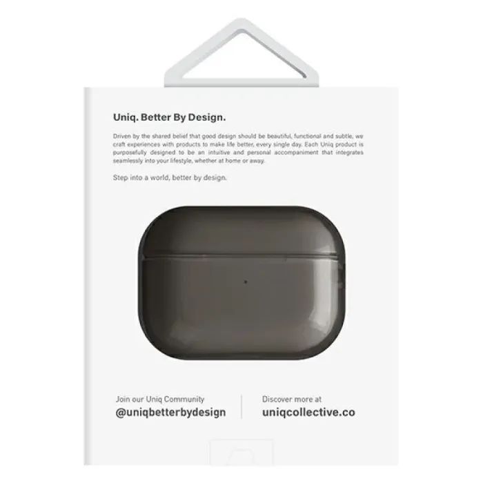 Чехол для наушников Uniq Glase AirPods Pro 2 gen Glossy Clear (8886463683583) изображение 4