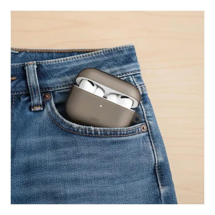 Чехол для наушников Uniq Glase AirPods Pro 2 gen Glossy Clear (8886463683583) изображение 6